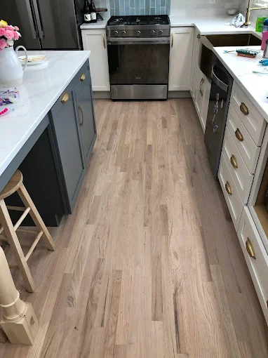 Hardwood flooring kitchen Des Moines Iowa